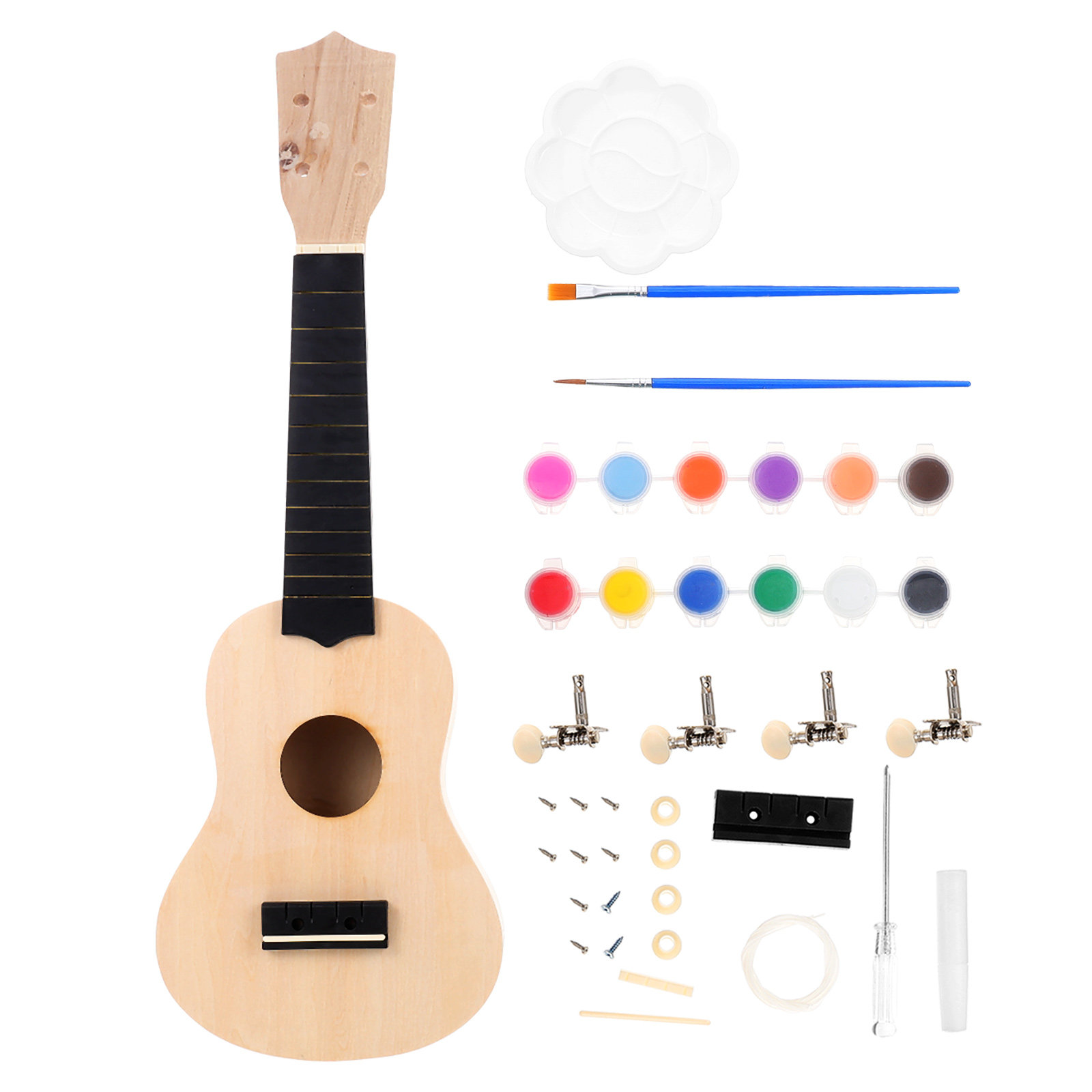 Ukulele Beginner Kit - 1 Conjunto de Kit de Ukulele
