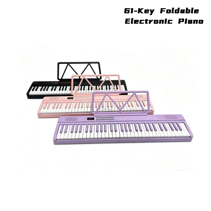 Keyboard Piano 61 Key - Teclado de Piano Digital Portátil de