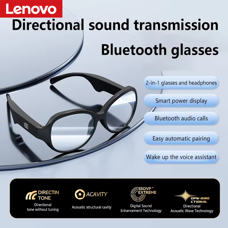 Audio Music Voice - Óculos Inteligentes Bluetooth Lenovo com Bluetooth