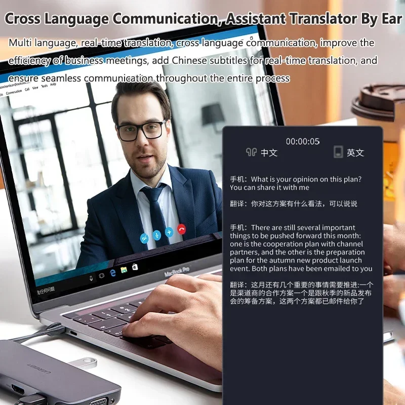 Óculos de Tradução por IA Inte - Audio Music Voice avaliação e preço