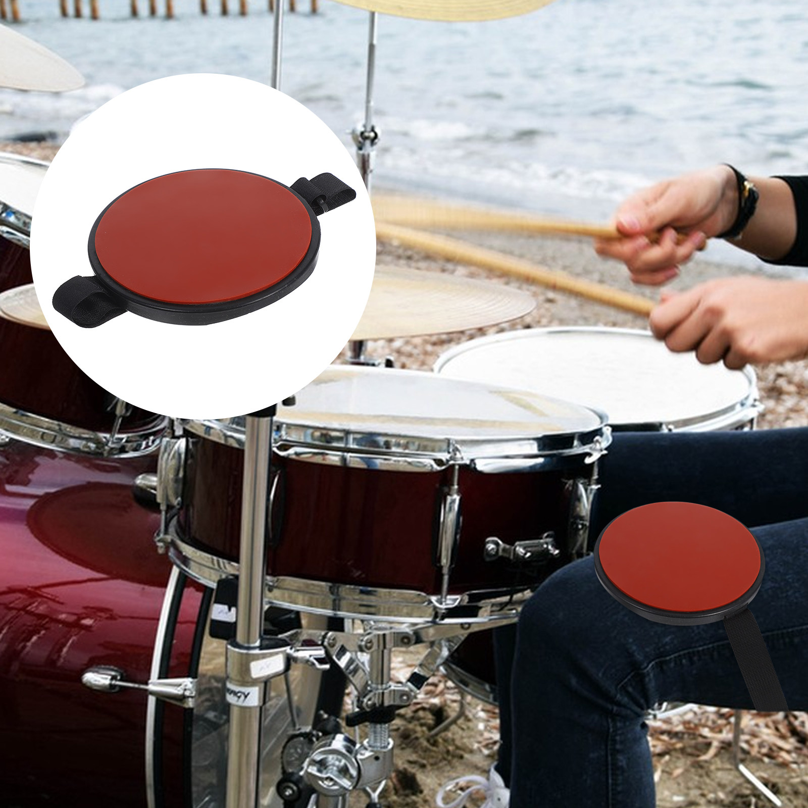 Acessórios para Bateria: Pads, - Drum Practice Pad avaliação e preço