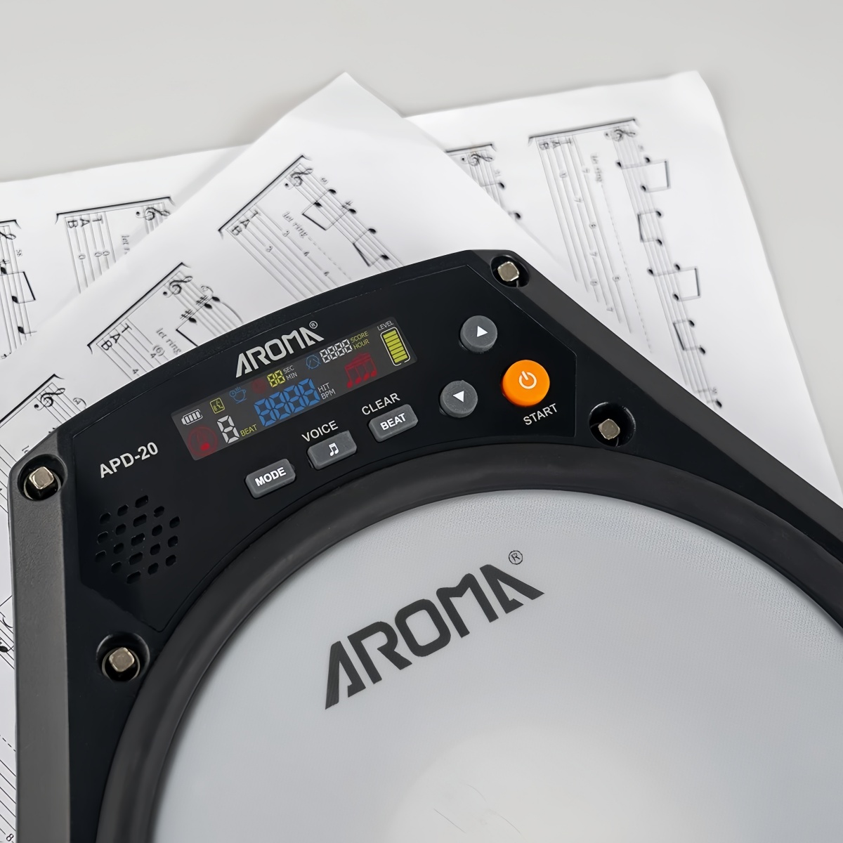Aroma APD-20 Dumb Drum Pad: Su - Drum Practice Pad avaliação e preço