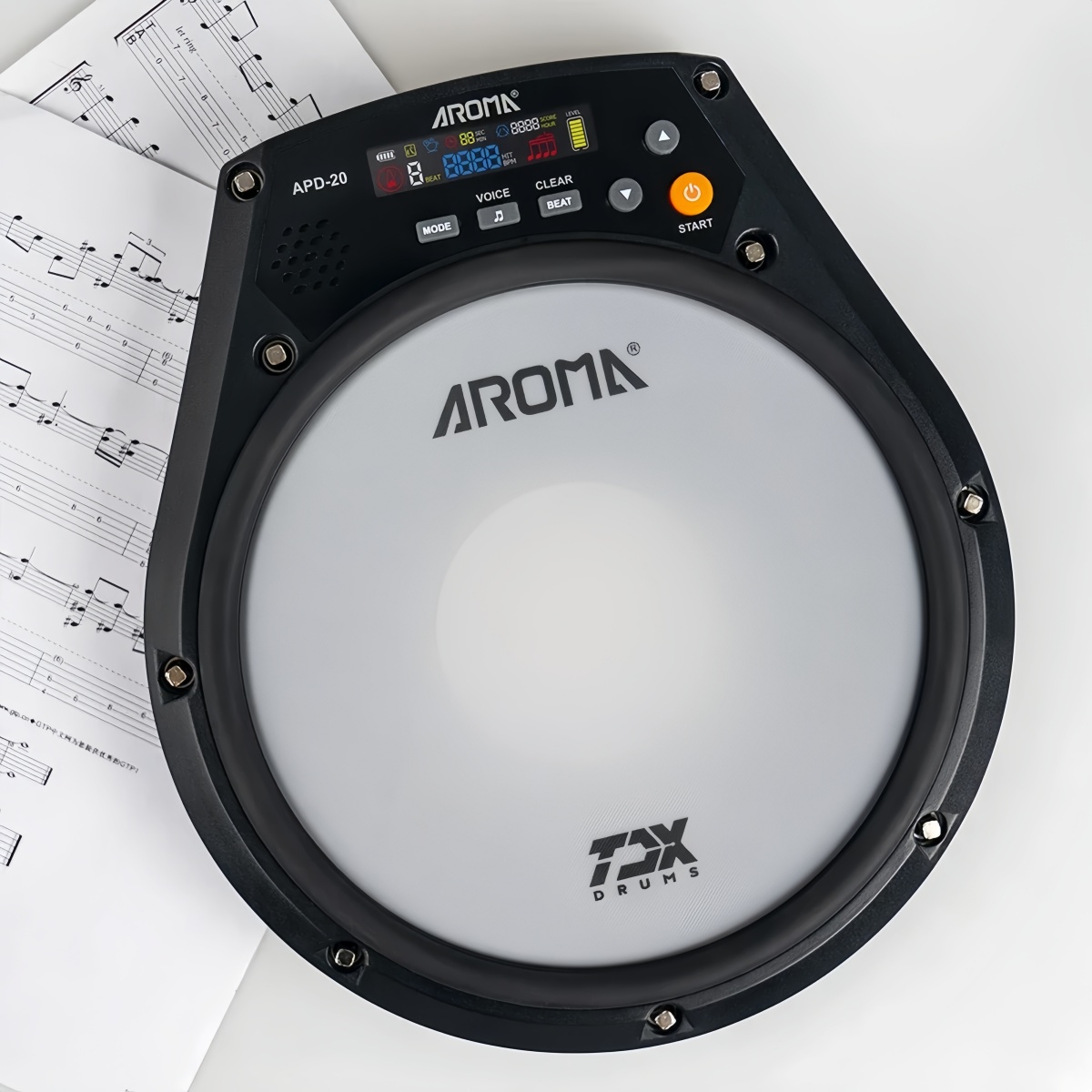 Aroma APD-20 Dumb Drum Pad: Su - Drum Practice Pad avaliação e preço