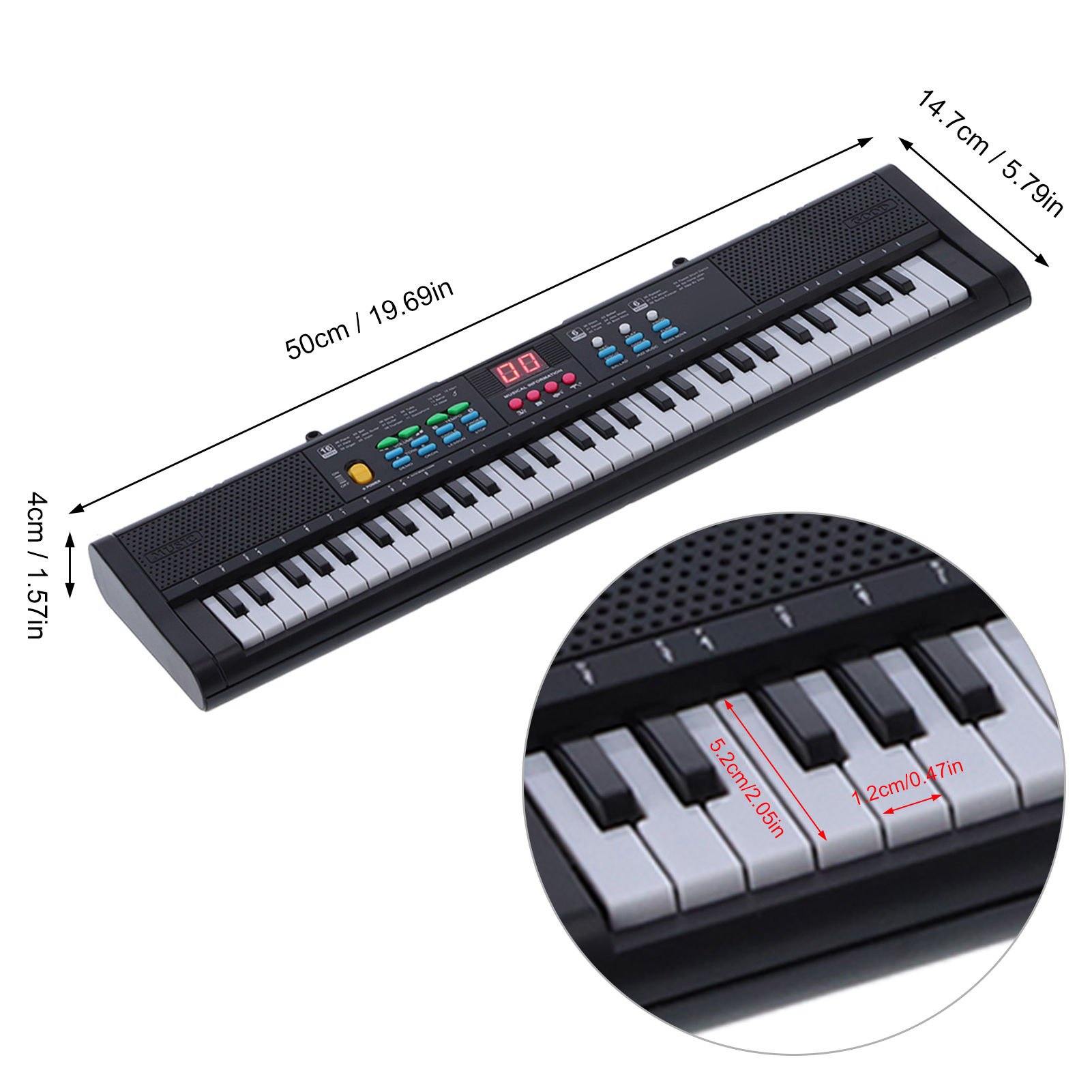Piano Digital Infantil com 61  - Keyboard Piano 61 Key avaliação e preço
