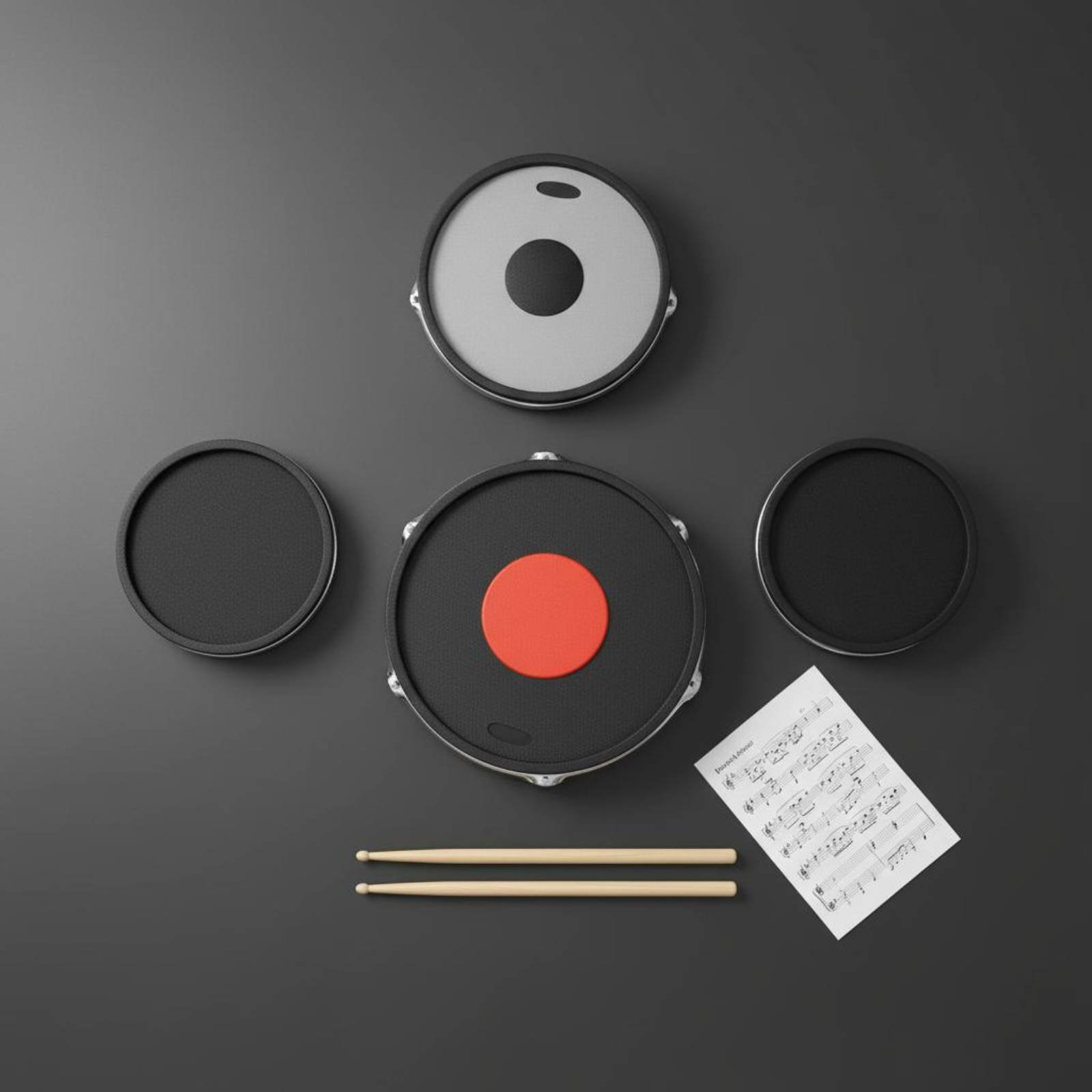 Conjunto de Abafadores de Borr - Drum Practice Pad avaliação e preço