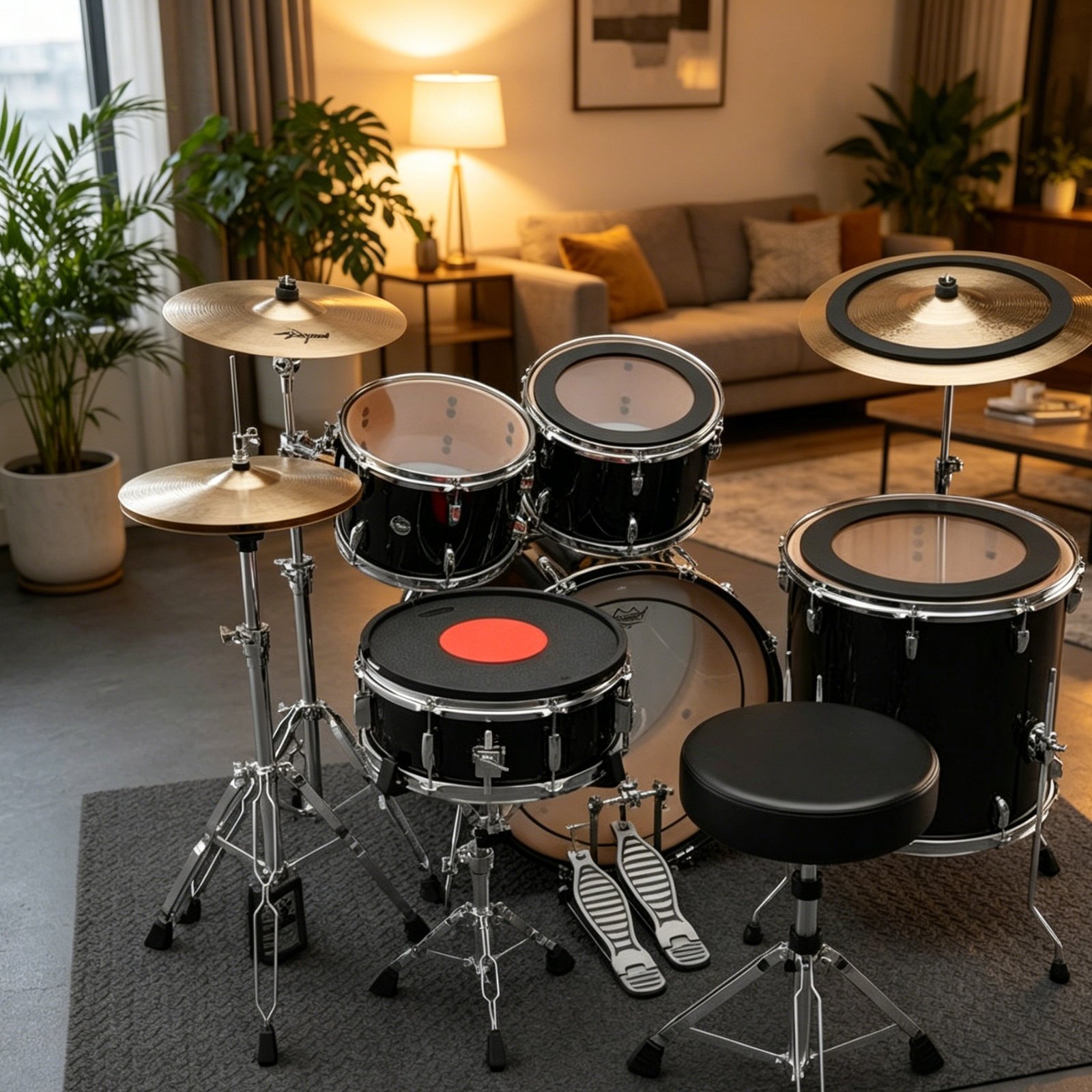 Conjunto de Abafadores de Borr - Drum Practice Pad avaliação e preço