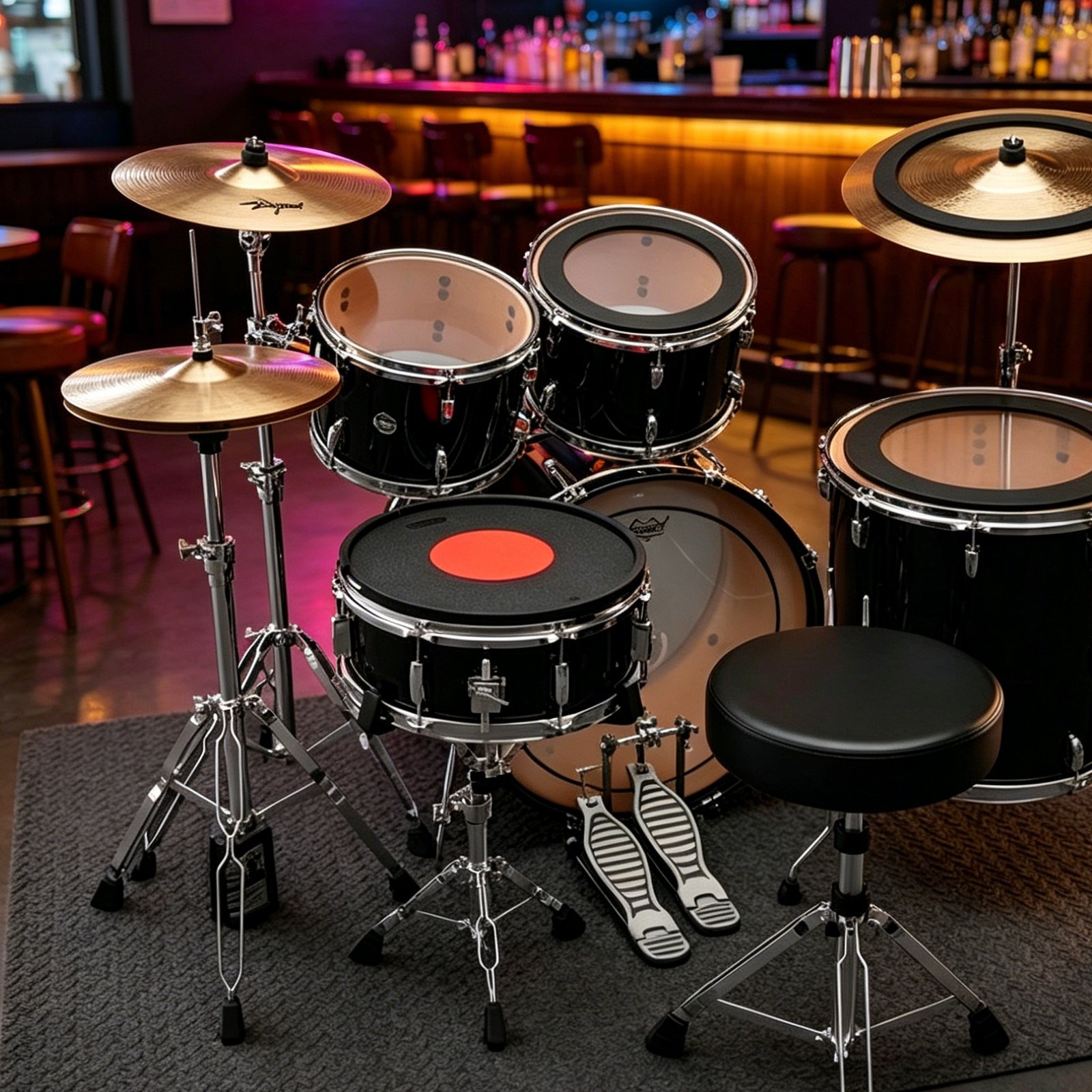 Conjunto de Abafadores de Borr - Drum Practice Pad avaliação e preço