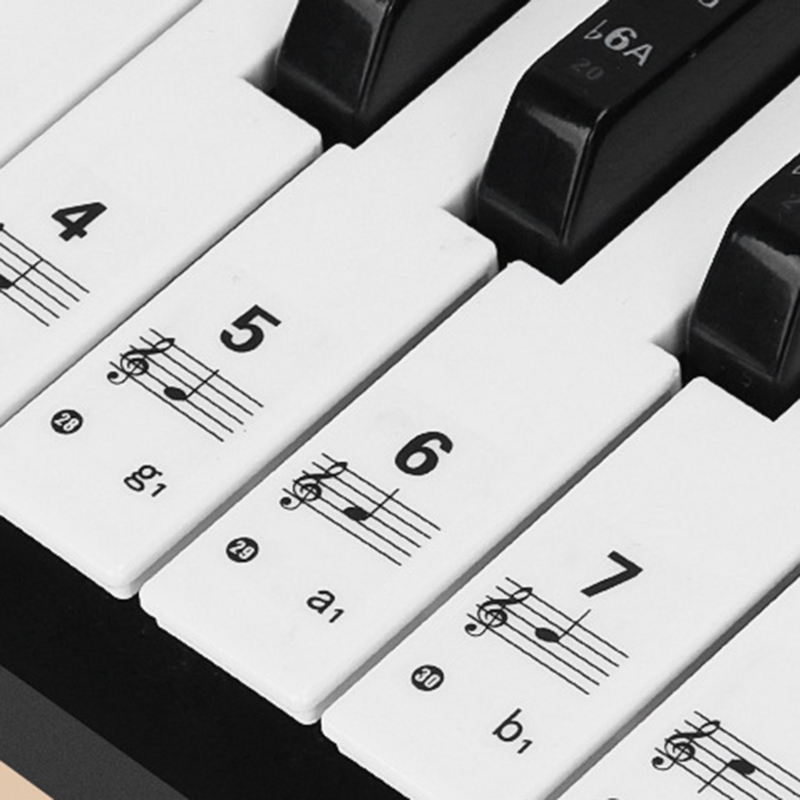 Adesivos transparentes removív - Keyboard Piano 61 Key avaliação e preço