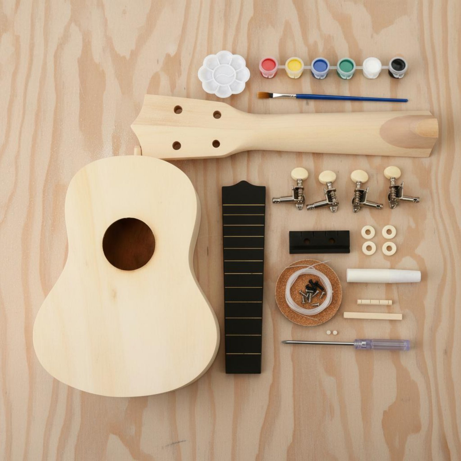Kit de Ukulele Soprano de 21 P - Ukulele Beginner Kit avaliação e preço