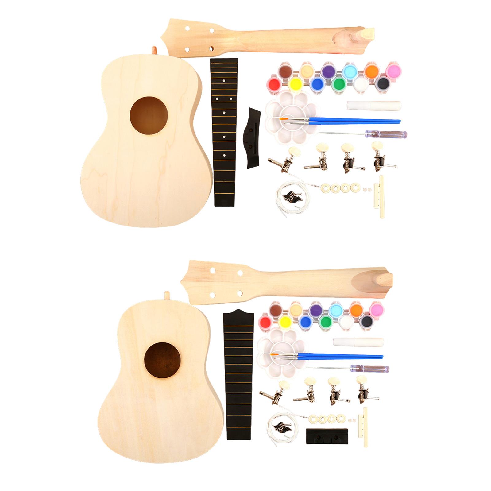 Ukulele DIY Kits Handwork Arte - Ukulele Beginner Kit avaliação e preço