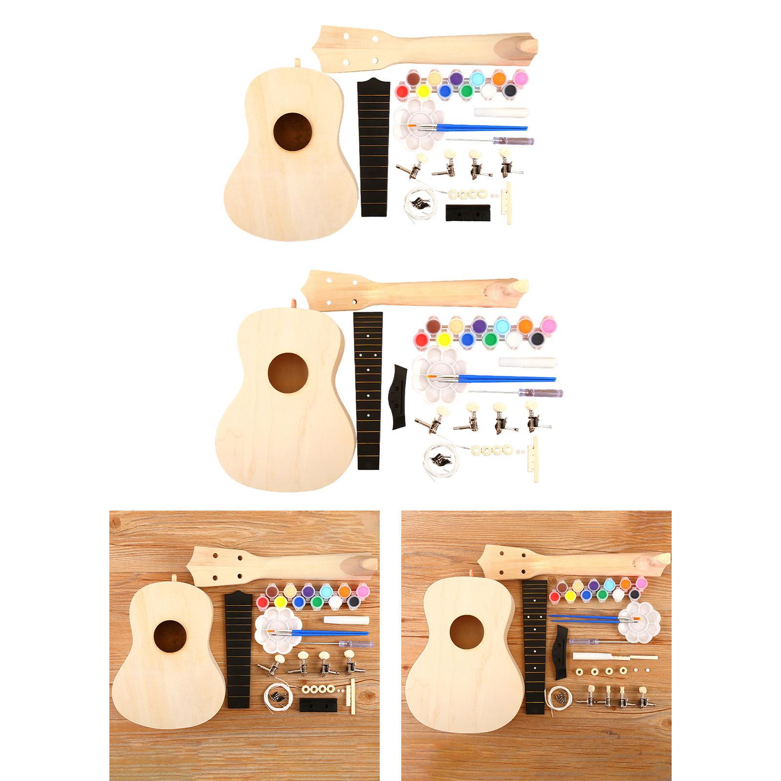 Ukulele DIY Kits Handwork Arte - Ukulele Beginner Kit avaliação e preço