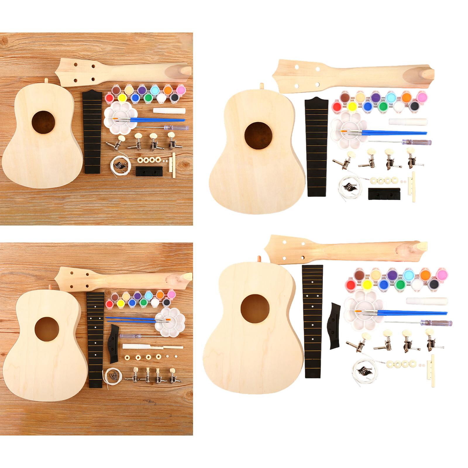Ukulele DIY Kits Handwork Arte - Ukulele Beginner Kit avaliação e preço