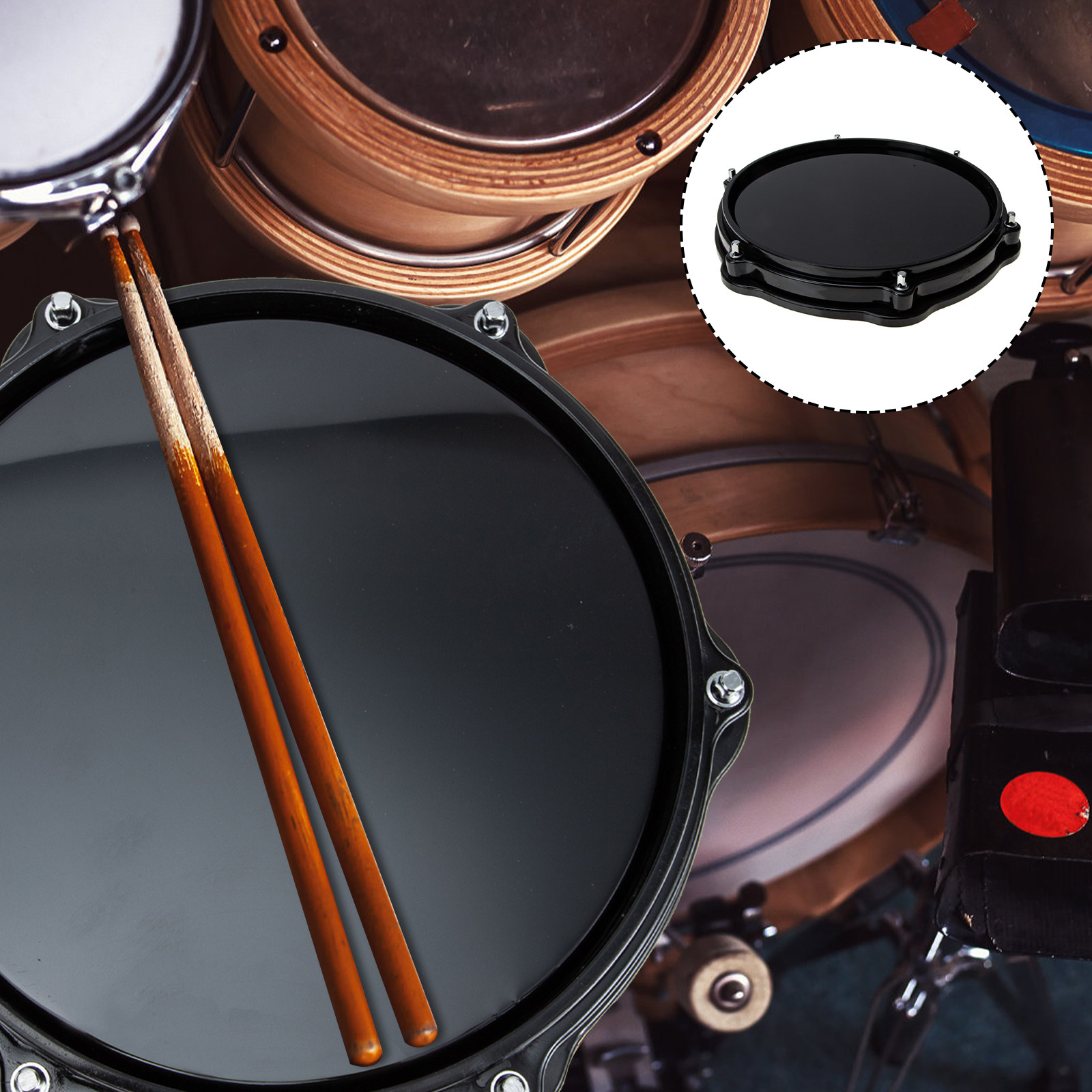 Pad de Prática de Bateria Prof - Drum Practice Pad avaliação e preço