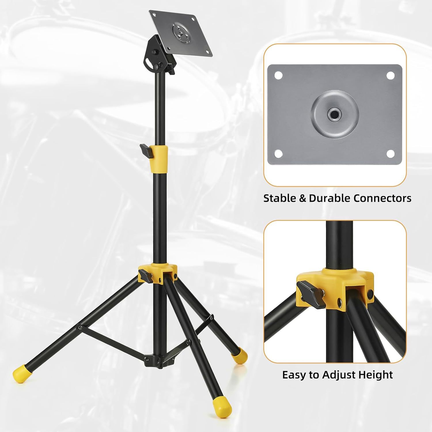 Prática almofada suporte tambo - Drum Practice Pad avaliação e preço